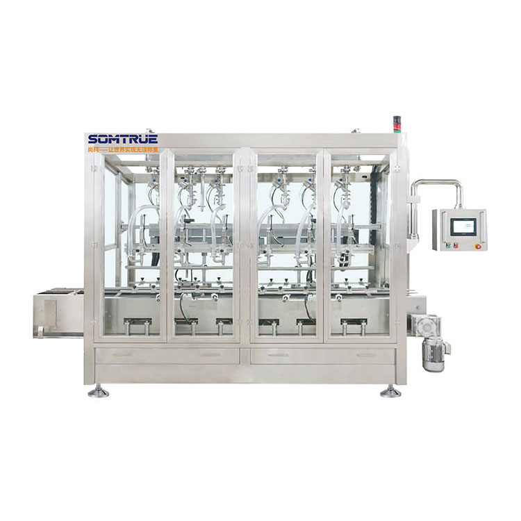 20L pakete Fully Automatic Lithium Battery Liquid Filling Machine