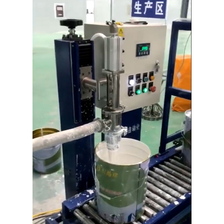 20L pakete Semi-Automatic Lithium Battery Liquid Filling Machine